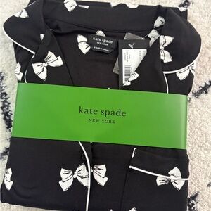 Kate Spade Black and White Pajama Set
